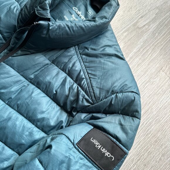 Calvin Klein Full Zip Down Puffer Jacket - Picture 2 of 4